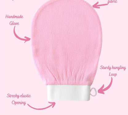 Exfoliating Gloves Dead Skin Remover – Bath Washcloth Scrub Mitt For Body