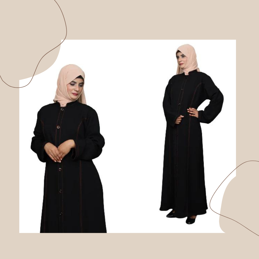 Premium Sherwani Collar Abaya