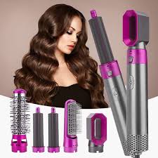 5 in 1 Hair Dryer/Styling Brush - Effortless Hair Styling