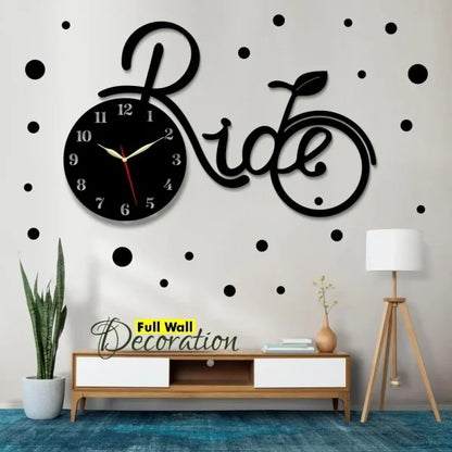 Elegant Wooden Wall Clocks - Rustic Modern Minimalism Décor