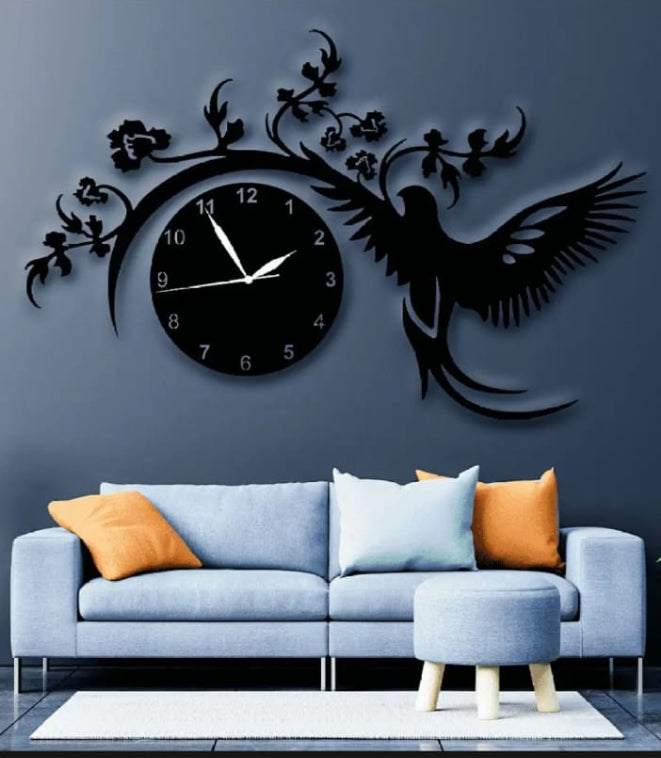 Elegant Wooden Wall Clocks - Rustic Modern Minimalism Décor